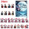 Panda Christmas 24pcs Blind Box Advent Calendar Acrylic Pendant Keychain Gift