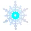 LED Snowflake, Bright Multicolor