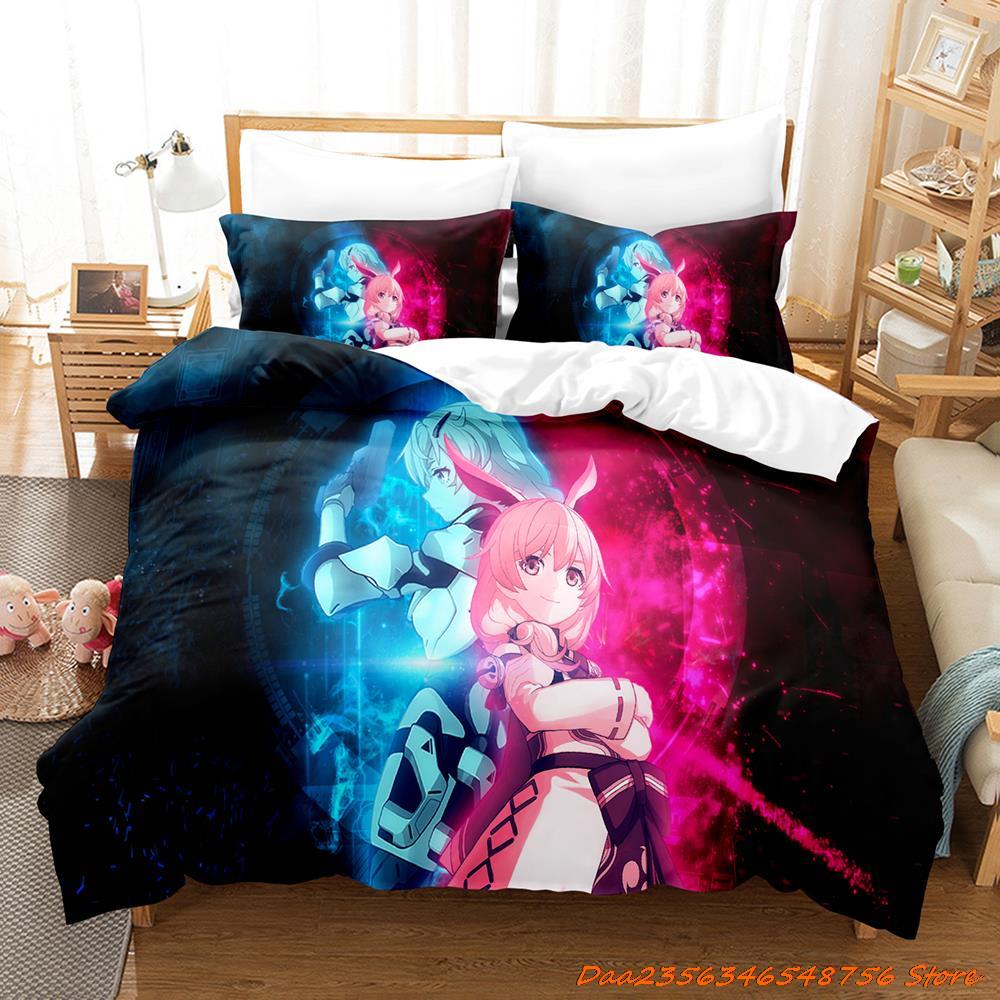 Game Honkai Impact 3 Bedding Set Single Twin Full Queen King Size Bed Set Adult Kid Bedroom Duvet Cover Sets Anime Bed Sheet Set