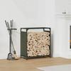 VidaXL Firewood Rack Olive Green 60x28x65 Cm, Fireplace Log Holder, Log Holder, Log Rack 864202