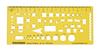 Traceease Architect,Interior Drafting Sanitary Template Drawing Stencil-Designing Template Measuring Ruler