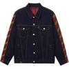 Levis New Year Limited Edition Side Stripe Pattern Button Closure Denim Jacket Men Jackets Denim-Blue 0036H-0000