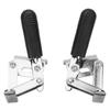 1 Pair Wheelchair Brakes Nickel Plated Metal High Sensitive Emergency Brake Wheelchair Assembly