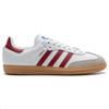 Adidas Samba OG White Burgundy Gum Unisex Sneakers Cloud-White IF3813