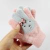 Thickened Autumn Winter Gloves Warm Warm Mittens Full Finger Gloves Hand Warmer  Boys Girls