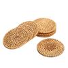 Home Rattan Trivets for Hot Dishes,Kitchen Pads for Coutertops,Pots and Pans,Decorative Woven Wood Place Mats