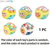 1 Pc 10cm Baby Toy Catch Ball Bendy Baby Walker Rattles Develop Intelligence Ball 0-12 Months Plastic Bell Rattle Doll