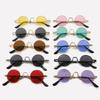 Colorful Circle Shades Punk Eyewear Trendy Hippie Sun Glasses for Party/Beach/Travel/Streetwear