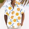 Hawaiian Shirt For Men, Men's Vintage Button Down Bowling Shirts Short Sleeve Summer Beach Shirt
