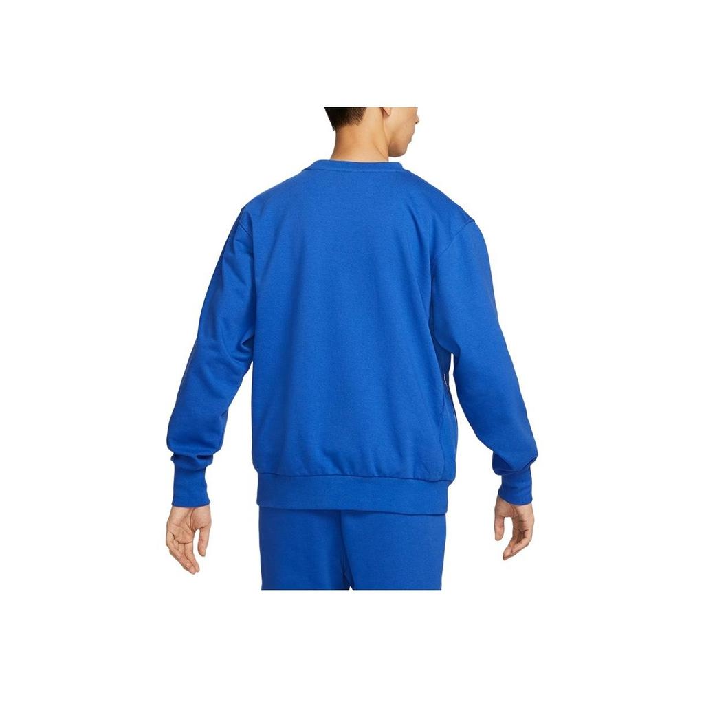 Nike Standard Issue Sports Casual Crew Neck Sweatshirt Men Tops Game-Royal-Blue DQ5821-480