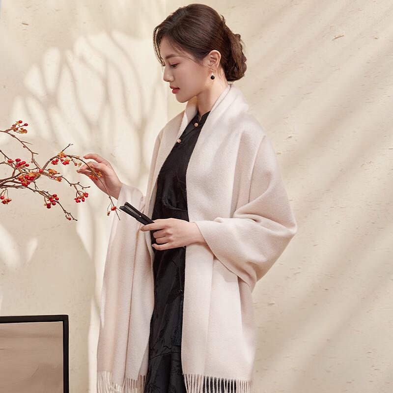 Hengyuanxiang Women's Warm Wool Shawl Scarf