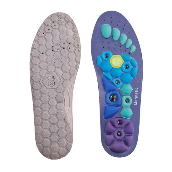 1 Pair Orthopedic Acupressure Insoles Pain Relief Lightweight Reflexology Massage Insoles Comfortable Foot Support