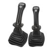 2Pcs 3 Button Excavator Joystick Handles with Dust Cover Replacement for Doosan DH DX150 215 225 300 370‑9C