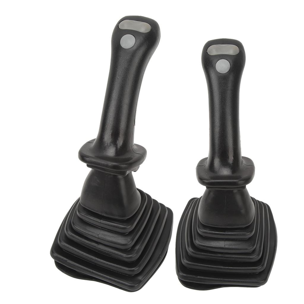2Pcs 3 Button Excavator Joystick Handles with Dust Cover Replacement for Doosan DH DX150 215 225 300 370‑9C