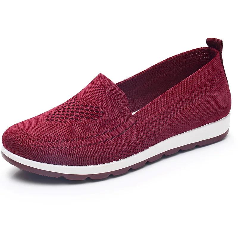 2024 New Autumn Women's Shoes Outdoor Light Anti Slip Shoes Casual Breathable Ladies Flat Comfort Shallow Mouth Canvas Footwear