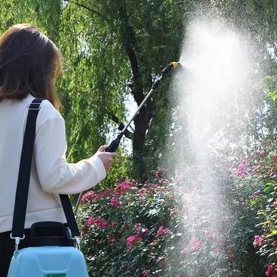 Yousheng Electric Sprayer Wand Battery Powered Garden Sprayer Wand Telescopic Spray Wand with 2 Nozzles Water Sprayer for Watering Plants Car Washing