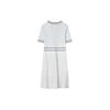 New FILA Short Sleeved Dress Women's Standard White F11W221313F-WT