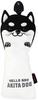 Waterproof Akita Dog Golf Headcover for Fairway Drivers and UT Clubs Woods, Woods, (440cc, 460cc), Utilities, (Single Item)