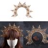 Halo Crown Headband Virgin Mary Church Costume Headband Sun Goddess Hairband Female Tiara Headdress Party Hair Decors