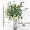Excellent Artificial Olive Realistic Fresh-keeping UV-resistant Decorative Beautiful Branch