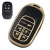 LETINGFAR Key Case for Honda, Smart Key Case, Key Cover, TPU Full Protection, 5