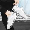 Spring/Autumn Men's Large Size Blade-soled Shoes Flying Weave Fitness Jogging Shoes