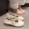 French Mary Jane Shoes 2025 Spring and Autumn New Retro Gentle Temperament with Skirt Thick Heel Light Mouth Single Shoes Women's Shoes