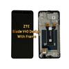 LCD Screen and Digitizer Full Assembly for ZTE Blade V40 Design With Frame;Black; + Tools