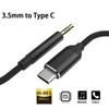 Usb Type C To 3.5mm Aux Audio Cable Headset Speaker Headphone Jack Adapter Car Aux for Samsung S20 Plus Note 20 S21 Ultra Tab S7