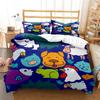 Cartoon Cute Print Digital Print Polyester Bedding Sets Child Kids Covers Boys Bed Linen Set For Teens Bedding Set