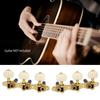 2 Planks Classical Guitar Tuning Peg Acoustic Guitar Tuners 1:18 Tuning Key 3 Left 3 Right Guitars Knobs Replacement