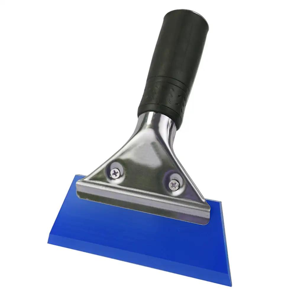 Rubber Scraper Blade Shovel Handle Window Tint Glass Wash Cleaning Tool Carbon Film Wrapping Car Squeegee Car Winter Accessories