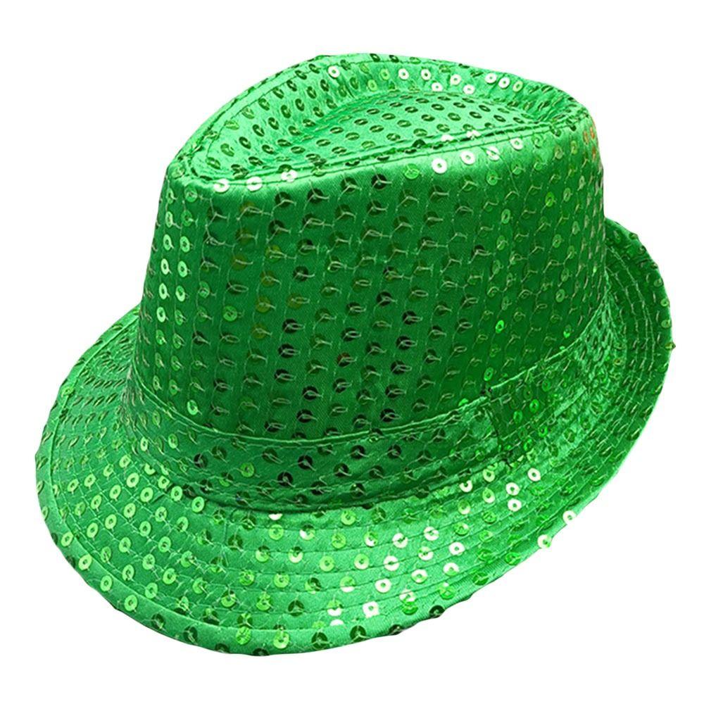 Sequins Jazz Hat Shiny Dance Performance Hat Fashion Panama Cap  Holiday