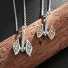 Stainless Steel Mens Viking Battle Axe Pendant Necklace Titanium Steel Retro Personalized Pendant