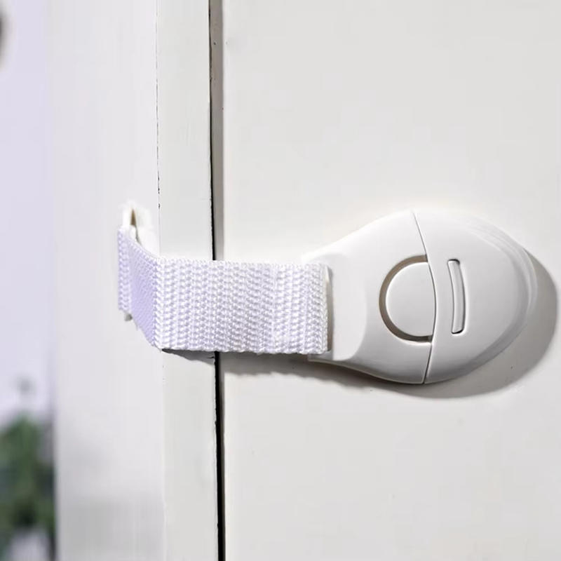 5-10pcs White Safety Locks No-Drill Drawer and Door Latches Child Baby Safety Lock Cupboard Drawer Cabinet Door Fridge Security Protector Locks