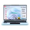 Laptop with Windows 11 Office Inch Ultra Light Thin SSD GM-JAPAN 14.1 128GB/Memory 4GB/WEB Camera/WPS Office/Celeron/WIFI/USB3.0/HDMI (Ice Blue)