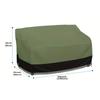 1PC Dust Protection Garden Durable Polyester Fabric Heavy-Duty Waterproof Sofa Cover Outdoor Rain Fits Most Double Sofas