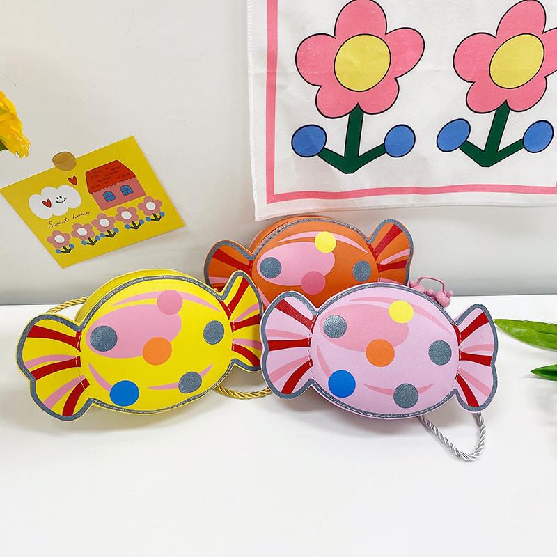 Candy Modern Colorful Pattern Bag For Young Girls Cute Lightweight Pu Purse