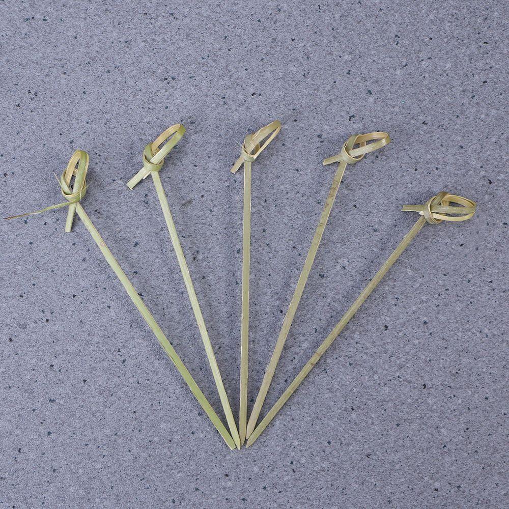 100pcs Bar Tool Bamboo Knot Disposable Bamboo Knot Skewers Household Fruit Forks