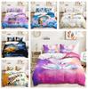 Cute Animal Bedding Set King Queen Bed Home Textile Duvet Cover Pillowcase 2/3pcs Men Women Kid Cover Gift