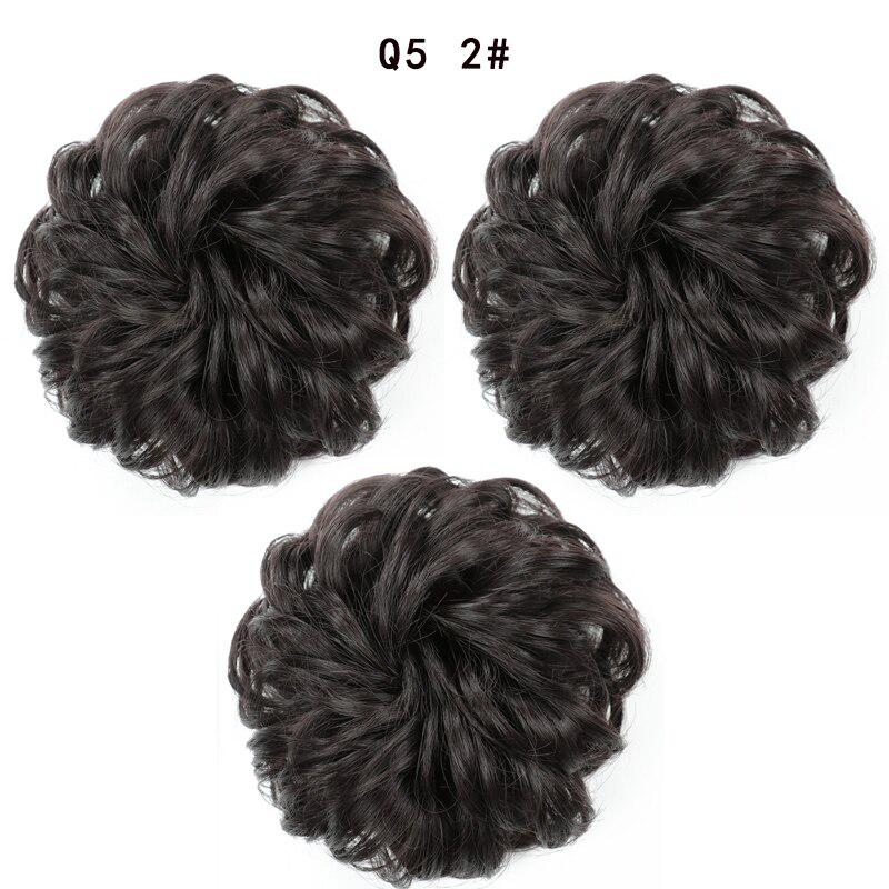 Women Ladies New Pony Tail Messy Curly Hair Extension Bun Hairpiece Scrunchie
