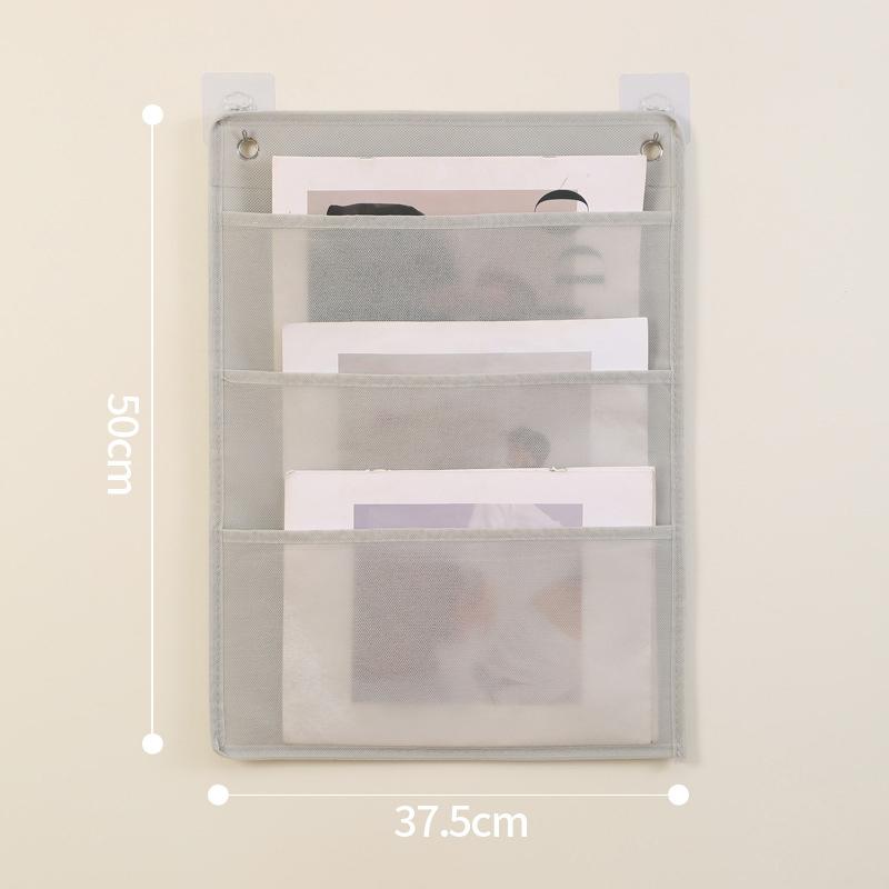 Document Hanging Storage Bag Oxford Cloth Storage Pocket Chart Hanging File Folding Holder Cascading Fabric Organizer For Office