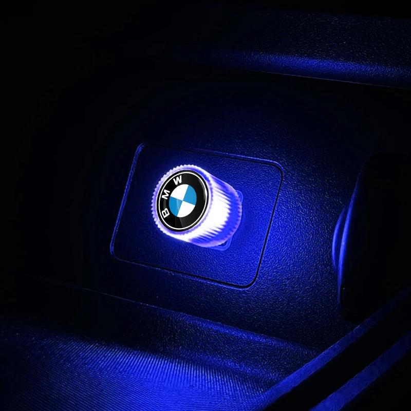 USB Car LED Light Auto Interior Atmosphere Light Car Emblem for Bmw M M3 M4 M5 M6 F20 F30 G20 F31 F11 X3 F25 X4 I3 1 3 5 Series