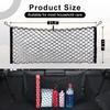 Cargo Net Stretchable, Car Exterior Accessories, Adjustable Elastic Trunk Storage Net with Hook for Suvs, Cars and Trucks