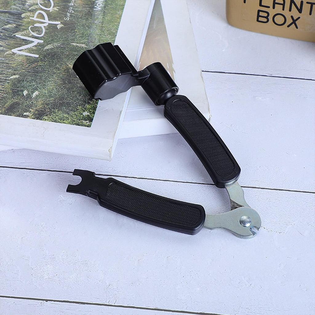 String Winder Winder Peg Nipper Pin Remover Guitar Bass Electric Guitar Acoustic Guitar Bit String String Replacement Maintenance Multifunctional Tool