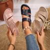 Fashion High-quality Women's Sandals 2025 New Women's Wedges Heels Sandals Casual Comfort Slippers Summer Beach Sandals Chaussures Femme