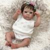 Lifelike 48 Cm Reborn Baby Doll Bettie Soft Cloth Body Alive Baby Doll Toys for Kids 3+ Years Old Hand Rooted Hair Newborn Doll Child Bedtime Play Toy