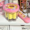 Feeding Pudding Feeding Toy Cute Pink Jelly Strawberry Pudding Set Desktop Ornament Ornaments Models For Kids Girls Funny