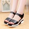 Fashion 2025 Summer Shoes Woman Platform Sandals Women Open Toe Soft Leather Casual Gladiator Wedges Women Shoes Flats