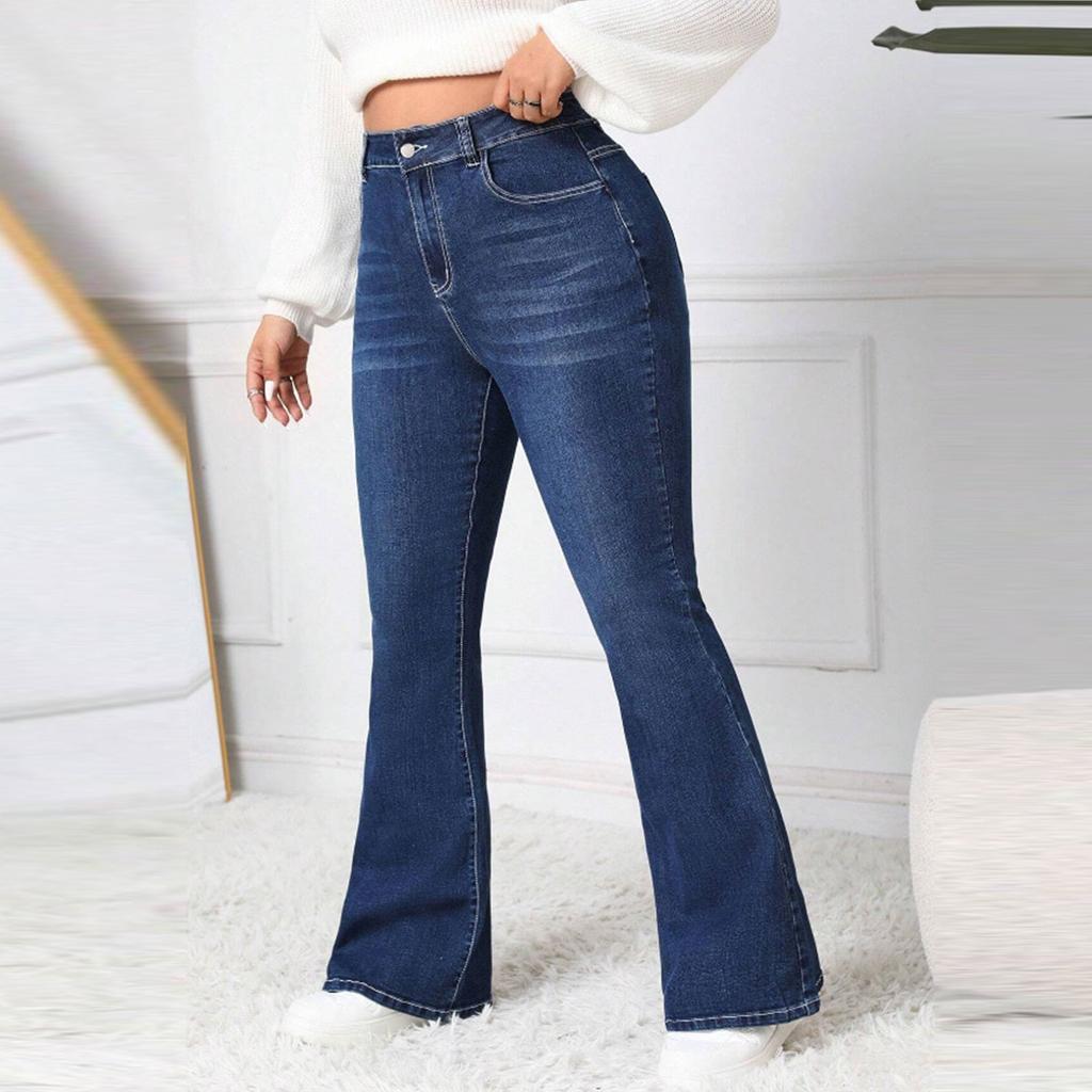 Girls Fashion Stretch High Waist Slim Slim Slim Pants New Back Pocket Embroidered Jeans